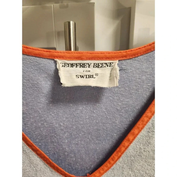 1970's Vintage Geoffrey Beene for Swirl French Terry Maxi Sleeveless Dress Sz M - Picture 2 of 8